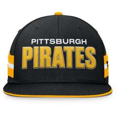 Pittsburgh Pirates Fanatics Pick Off Fitted Hat - Black - Fanatics Discount