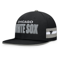 Chicago White Sox Fanatics Pick Off Fitted Hat - Black - Fanatics Lifestyle
