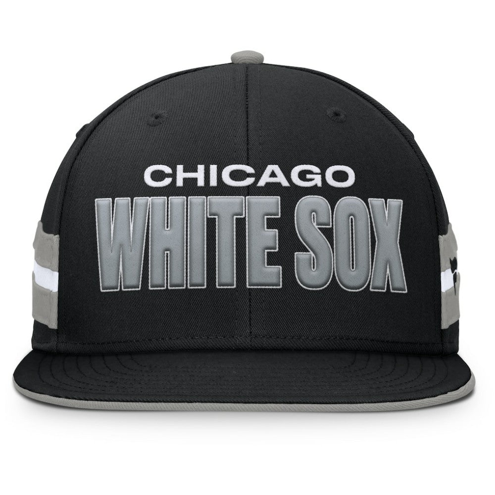 Chicago White Sox Fanatics Pick Off Fitted Hat - Black - Fanatics Lifestyle