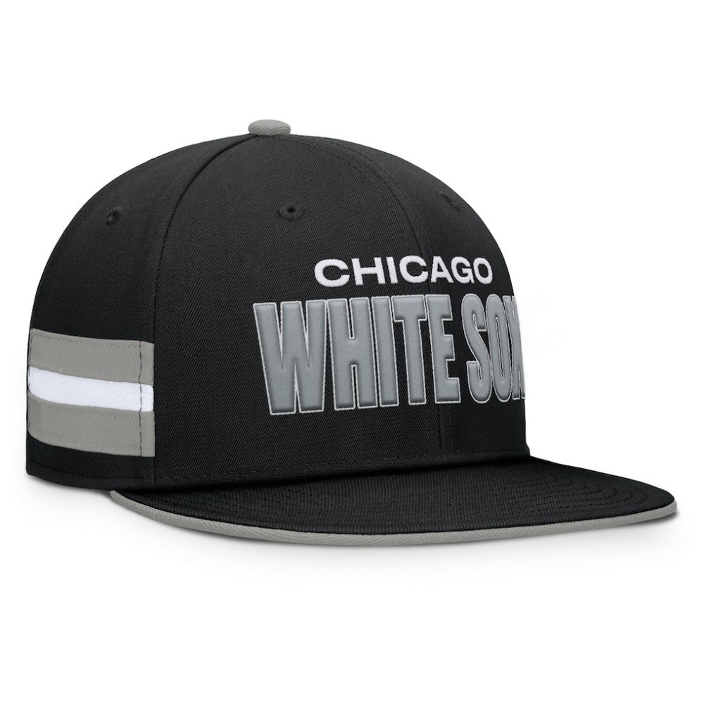 Chicago White Sox Fanatics Pick Off Fitted Hat - Black - Fanatics Lifestyle