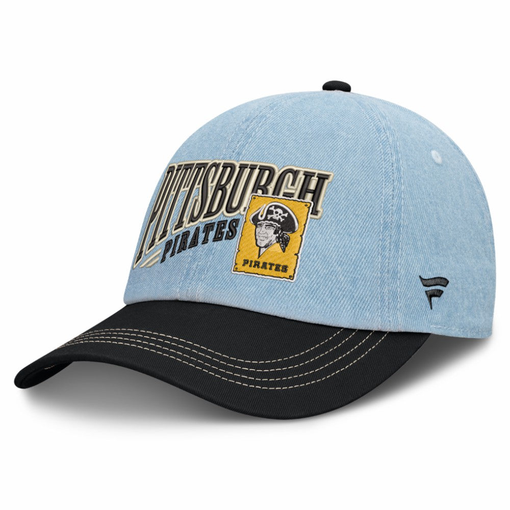 Pittsburgh Pirates Fanatics Retire Adjustable Hat - Denim - Fanatics Sale