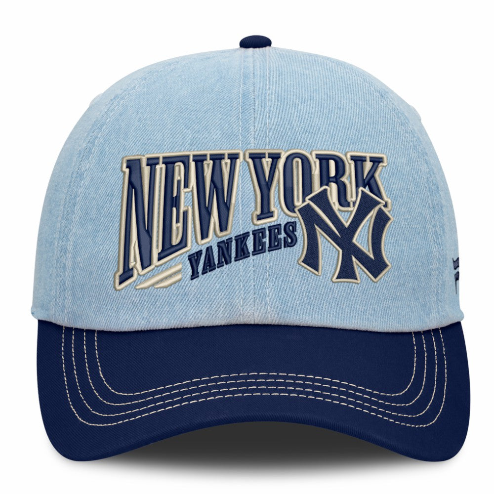 New York Yankees Fanatics Retire Adjustable Hat - Denim - Fanatics Online