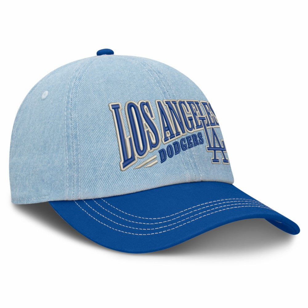 Los Angeles Dodgers Fanatics Retire Adjustable Hat - Denim - Fanatics Discount