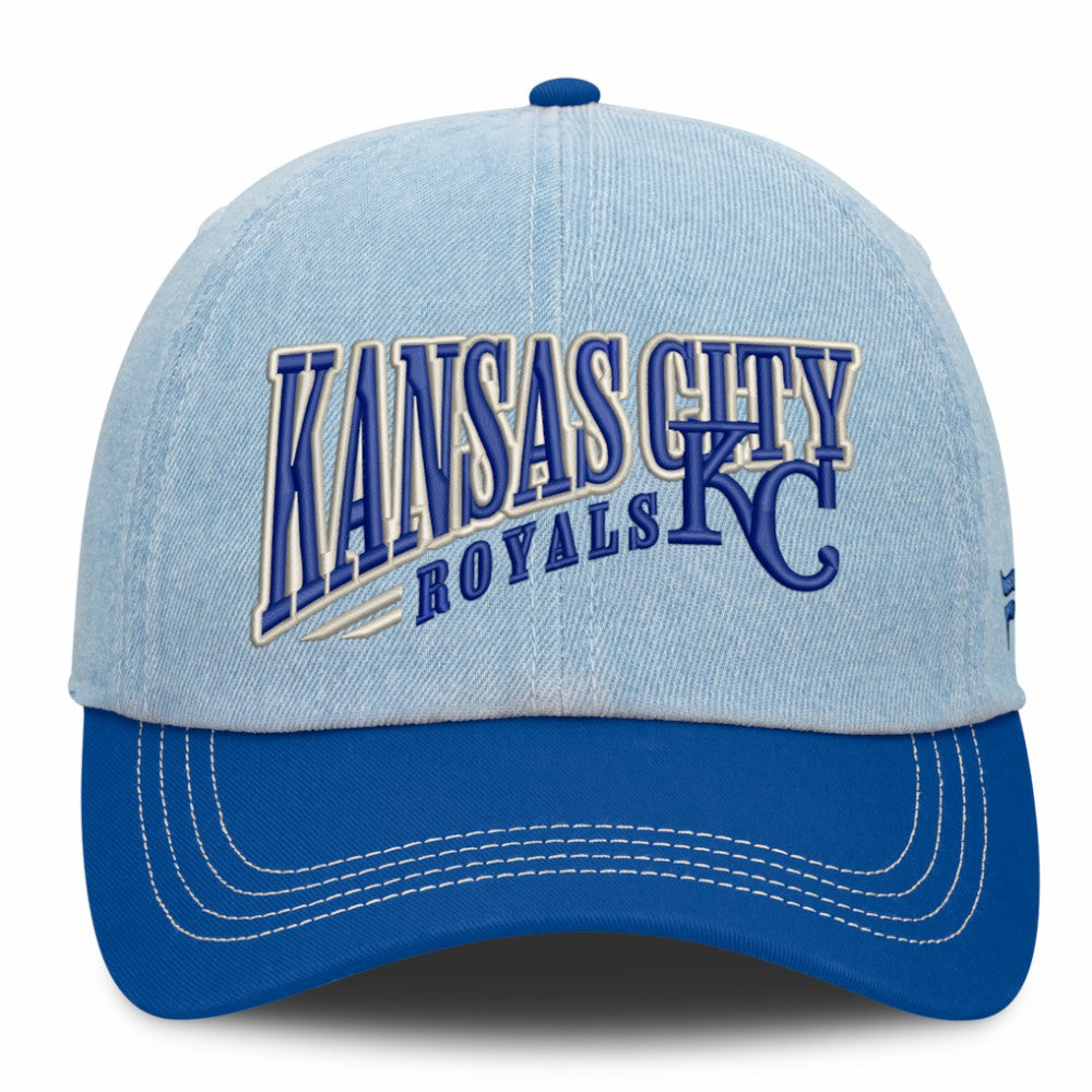 Kansas City Royals Fanatics Retire Adjustable Hat - Denim - Fanatics Discount