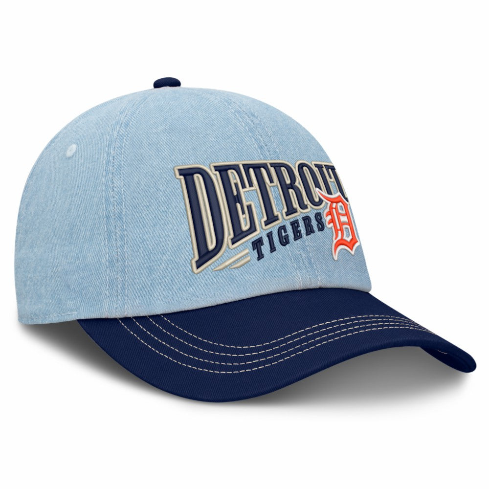Detroit Tigers Fanatics Retire Adjustable Hat - Denim - Fanatics Lifestyle