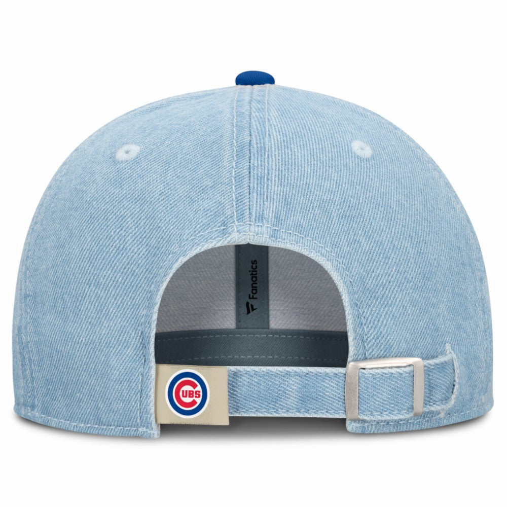 Chicago Cubs Fanatics Retire Adjustable Hat - Denim - Fanatics Lifestyle