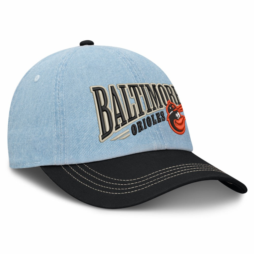 Baltimore Orioles Fanatics Retire Adjustable Hat - Denim - Fanatics Sale