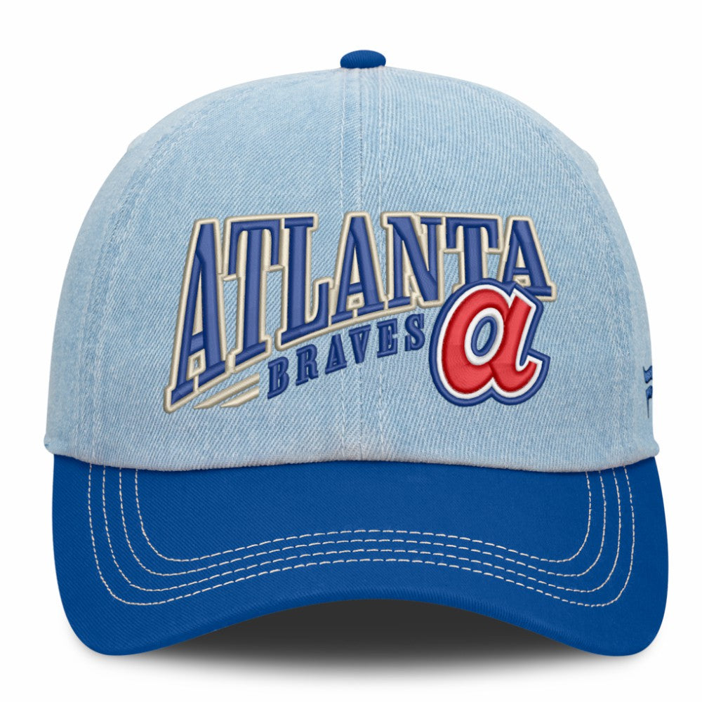 Atlanta Braves Fanatics Retire Adjustable Hat - Denim - Fanatics Online