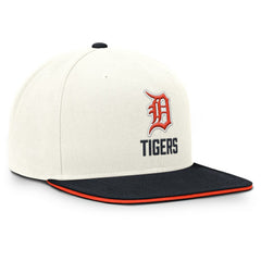 Detroit Tigers Nike Cooperstown Pro Dri-FIT Snapback Hat - Cream/Navy - Nike Sale