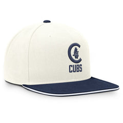 Chicago Cubs Nike Cooperstown Pro Dri-FIT Snapback Hat - Cream/Navy - Nike Sale
