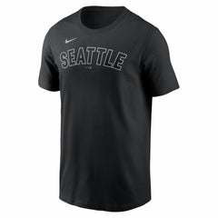 Seattle Mariners Nike Alternate Wordmark T-Shirt - Black - Nike Sale