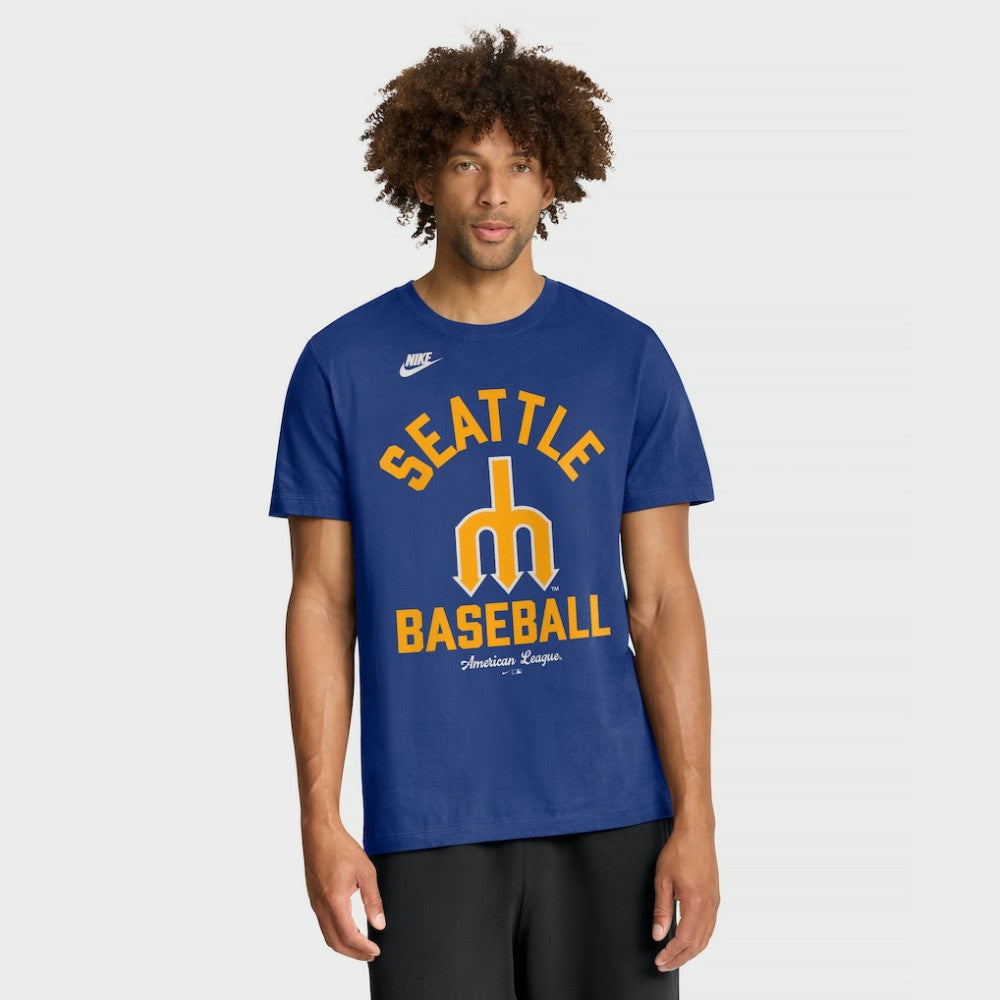 Seattle Mariners Nike Cooperstown Collection T-Shirt - Royal - Nike Lifestyle