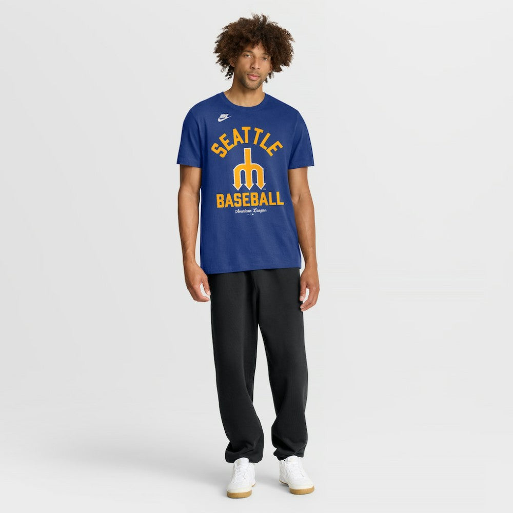 Seattle Mariners Nike Cooperstown Collection T-Shirt - Royal - Nike Lifestyle