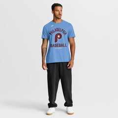 Philadelphia Phillies Nike Cooperstown Collection T-Shirt - Light Blue - Nike Discount