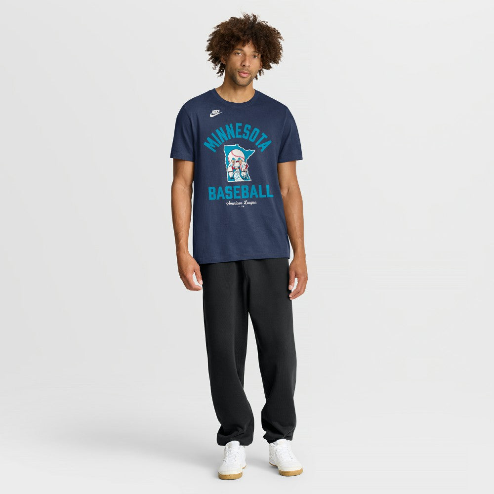 Minnesota Twins Nike Cooperstown Collection T-Shirt - Navy - Nike Online