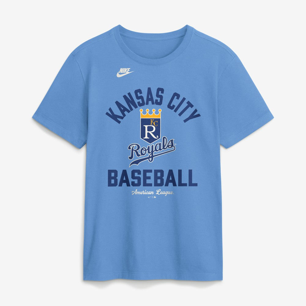 Kansas City Royals Nike Cooperstown Collection T-Shirt - Light Blue - Nike Discount