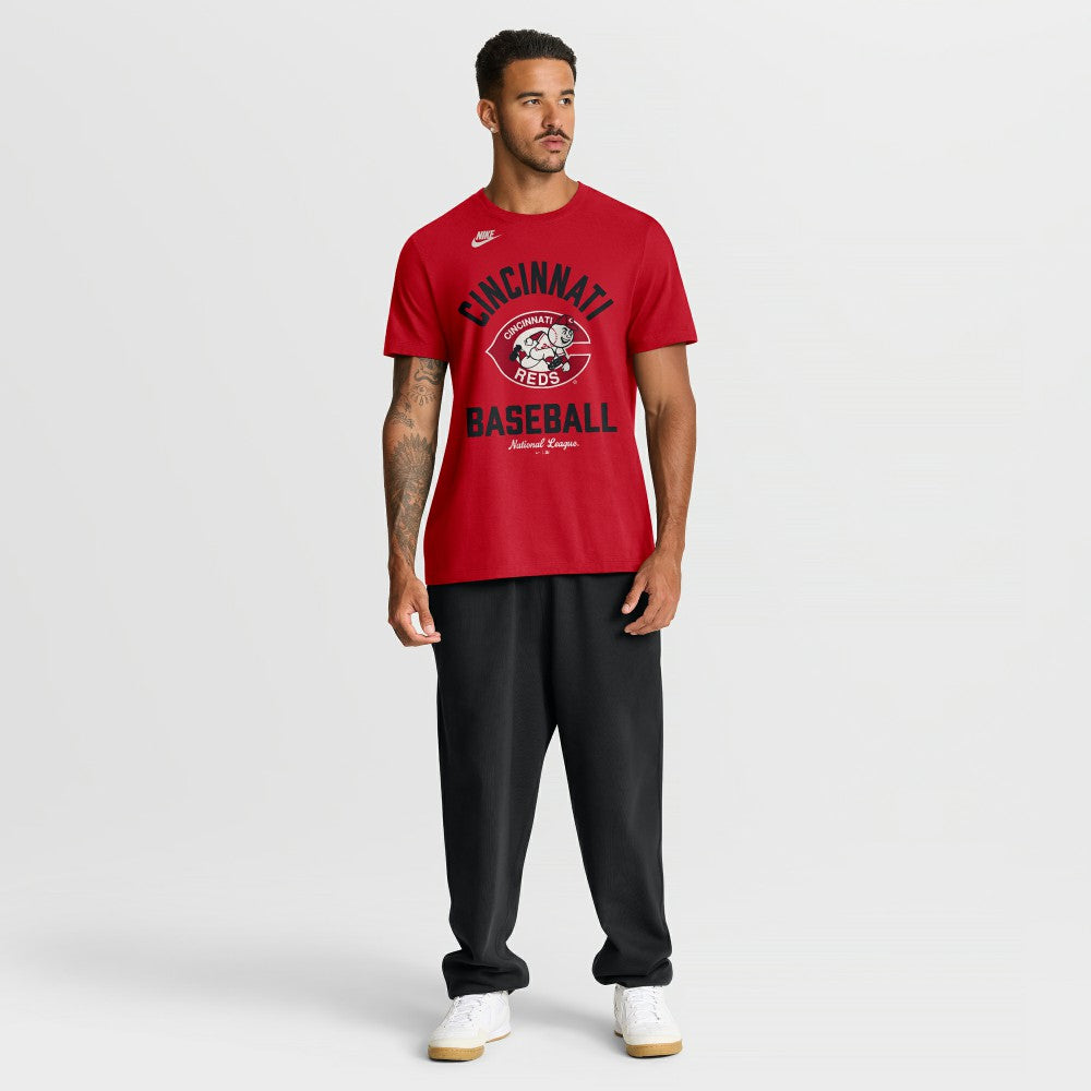 Cincinnati Reds Nike Cooperstown Collection T-Shirt - Red - Nike Lifestyle