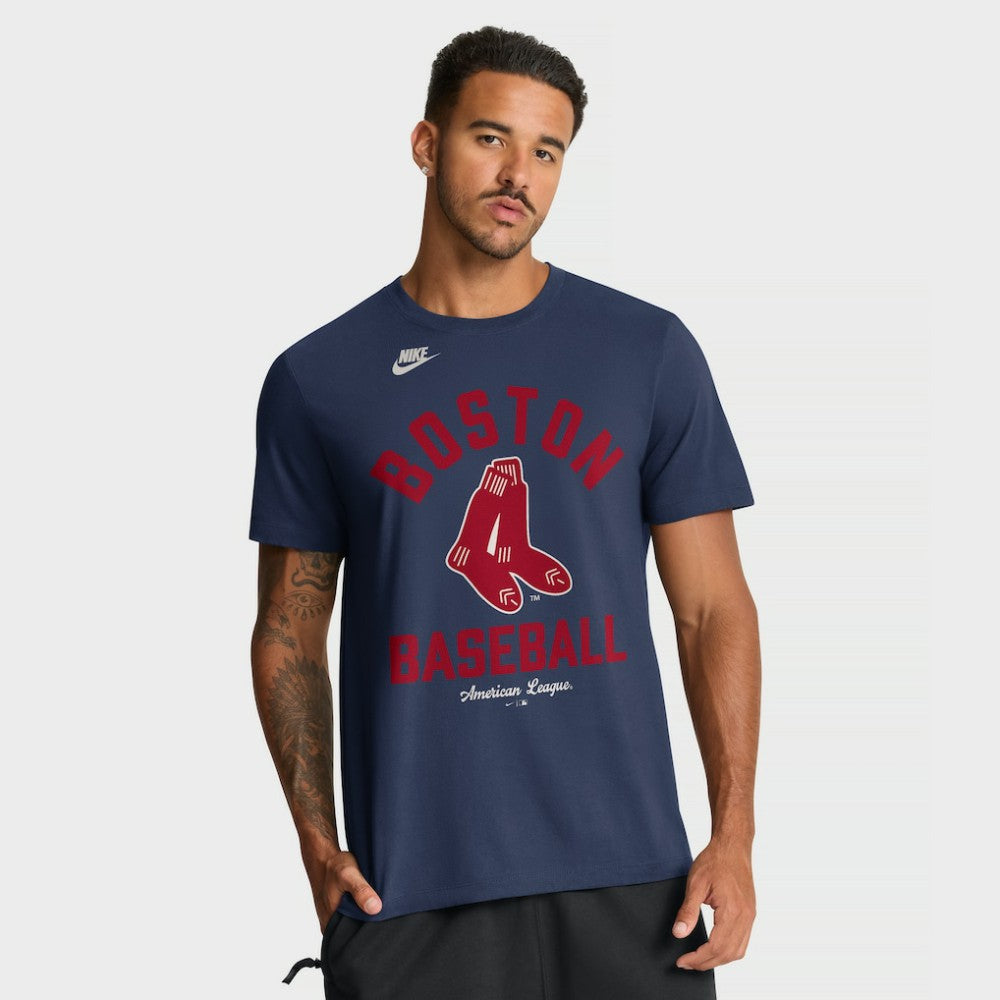 Boston Red Sox Nike Cooperstown Collection T-Shirt - Navy - Nike Discount