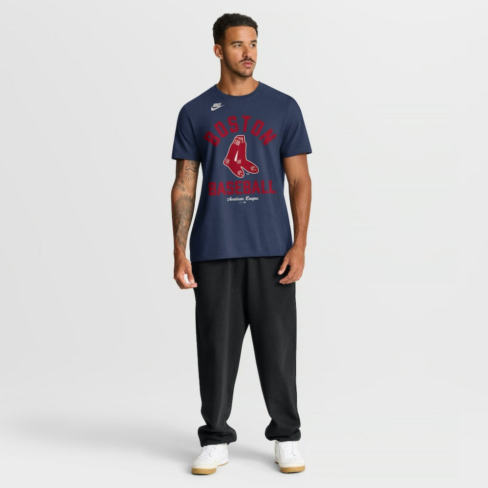 Boston Red Sox Nike Cooperstown Collection T-Shirt - Navy - Nike Discount