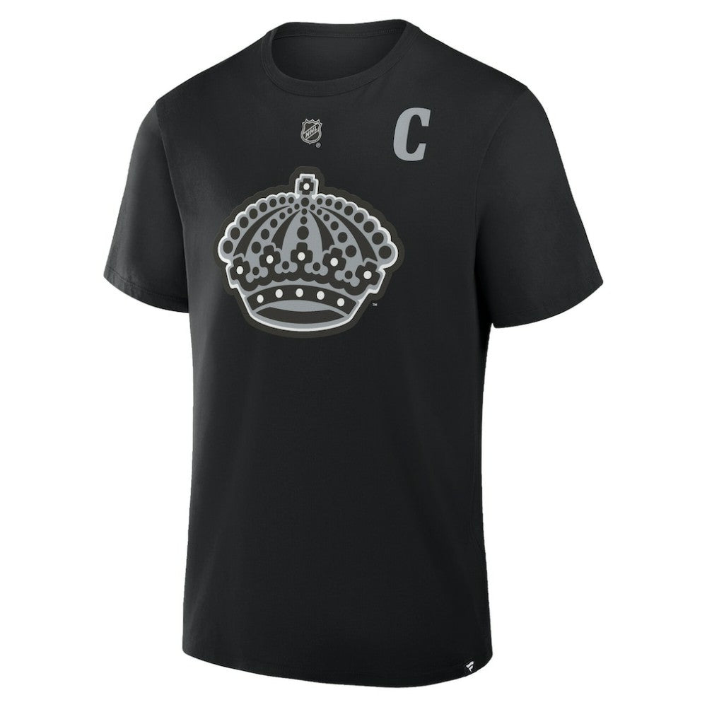 Anze Kopitar Los Angeles Kings Fanatics Authentic Stack Name & Number T-Shirt - Black - NHL 2001569378