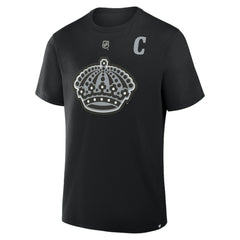 Anze Kopitar Los Angeles Kings Fanatics Authentic Stack Name & Number T-Shirt - Black - NHL 2001569378