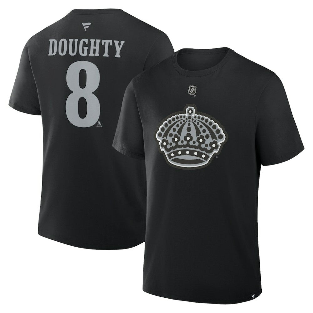 Drew Doughty Los Angeles Kings Fanatics Authentic Stack Name & Number T-Shirt - Black - NHL 2001569379