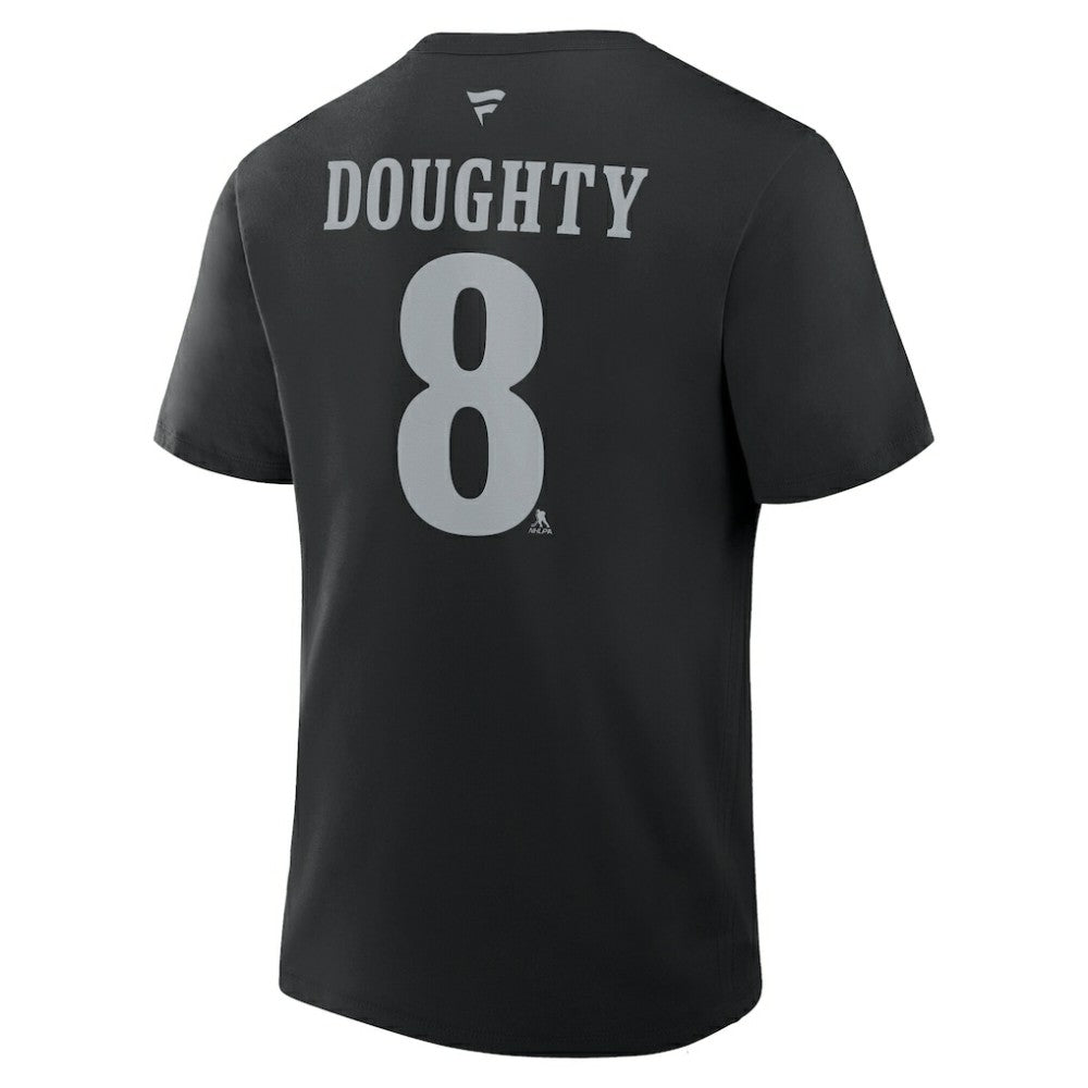 Drew Doughty Los Angeles Kings Fanatics Authentic Stack Name & Number T-Shirt - Black - NHL 2001569379