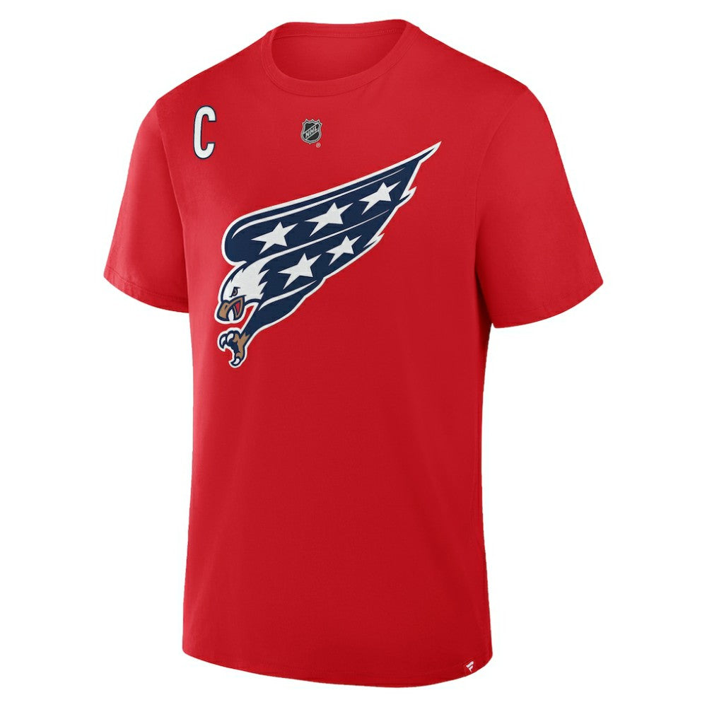 Alexander Ovechkin Washington Capitals Fanatics Authentic Stack Name & Number T-Shirt - Red - NHL 2001569469