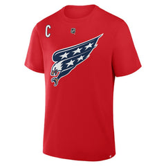 Alexander Ovechkin Washington Capitals Fanatics Authentic Stack Name & Number T-Shirt - Red - NHL 2001569469