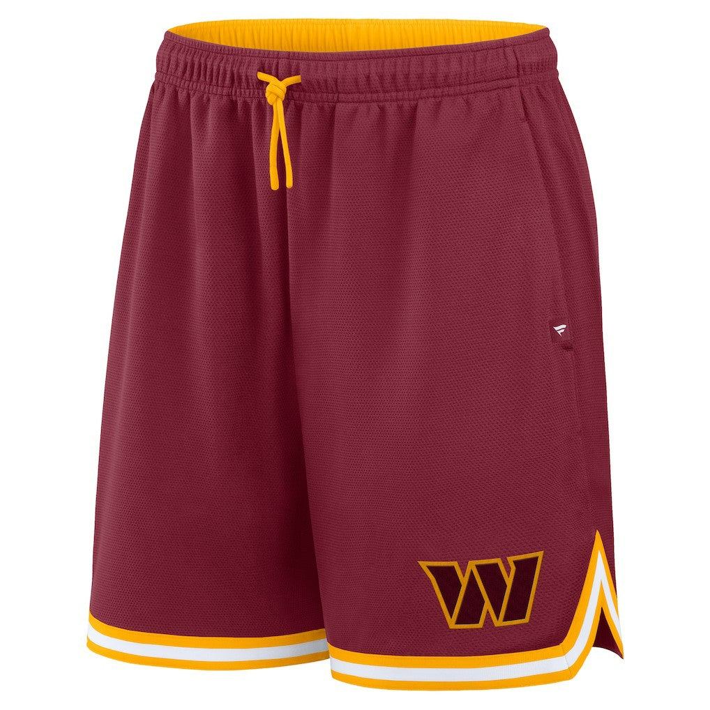Fanatics Washington Commanders Fearless Drive Shorts Burgundy