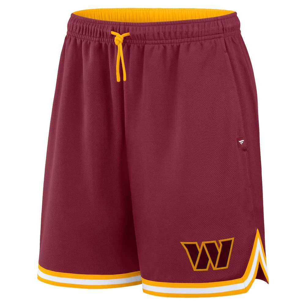 Fanatics Washington Commanders Fearless Drive Shorts Burgundy