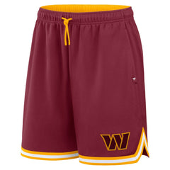 Fanatics Washington Commanders Fearless Drive Shorts Burgundy