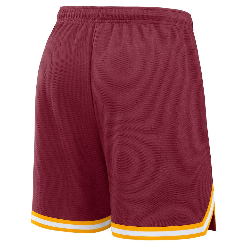 Fanatics Washington Commanders Fearless Drive Shorts Burgundy