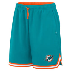 Fanatics Miami Dolphins Fearless Drive Shorts Aqua