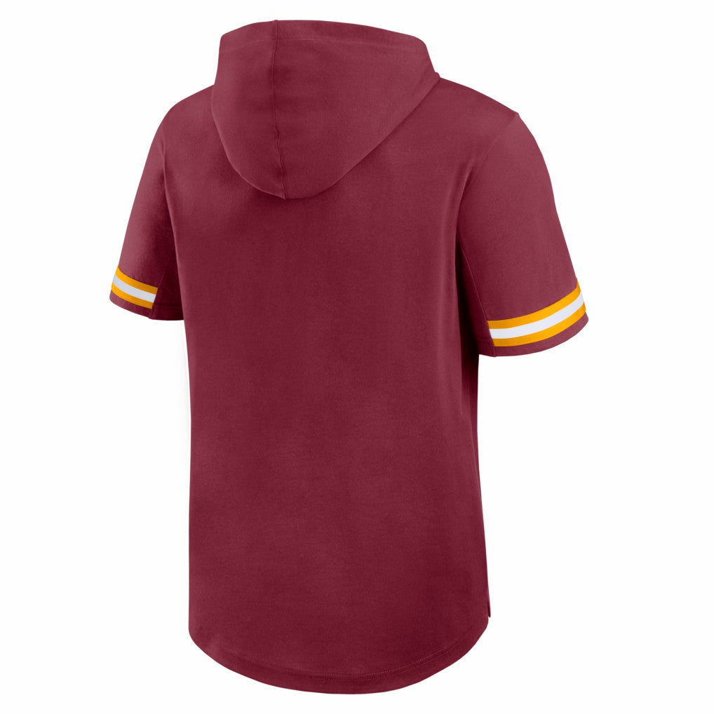 Fanatics Washington Commanders Optimal Play Short Sleeve Hooded T-Shirt Burgundy