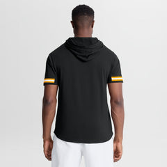 Fanatics Pittsburgh Steelers Optimal Play Short Sleeve Hooded T-Shirt Black