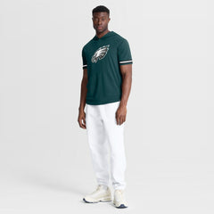 Fanatics Philadelphia Eagles Optimal Play Short Sleeve Hooded T-Shirt Midnight Green