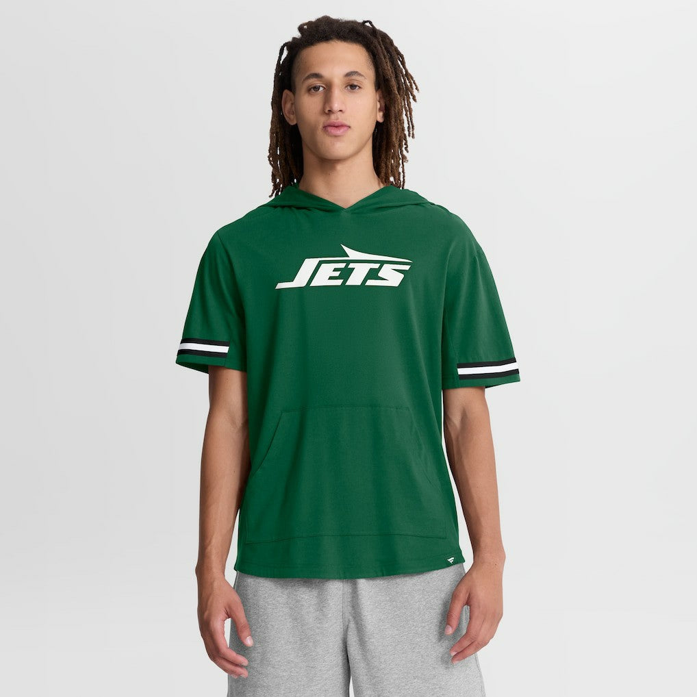 Fanatics New York Jets Optimal Play Short Sleeve Hooded T-Shirt Green