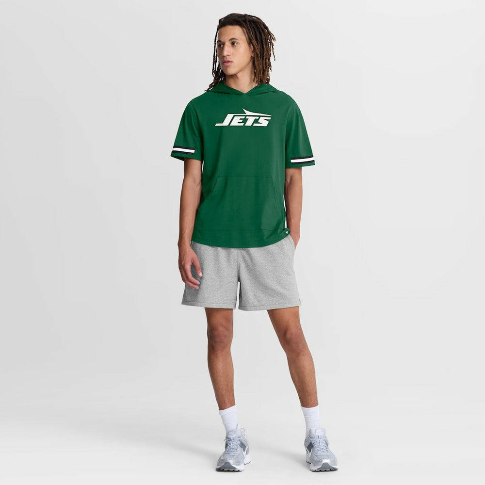 Fanatics New York Jets Optimal Play Short Sleeve Hooded T-Shirt Green