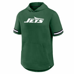 Fanatics New York Jets Optimal Play Short Sleeve Hooded T-Shirt Green
