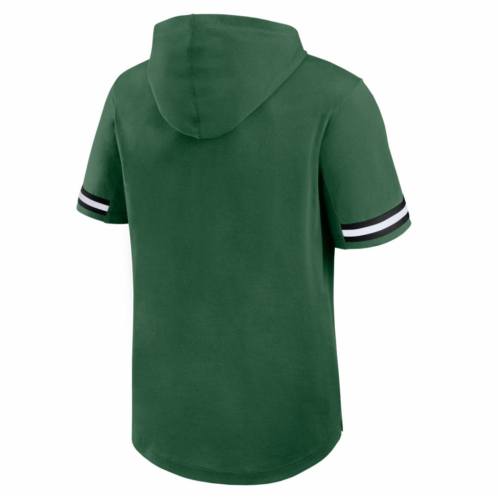 Fanatics New York Jets Optimal Play Short Sleeve Hooded T-Shirt Green