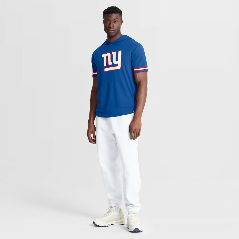 Fanatics New York Giants Optimal Play Short Sleeve Hooded T-Shirt Royal