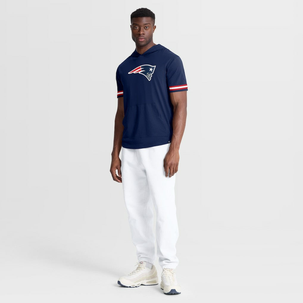Fanatics New England Patriots Optimal Play Short Sleeve Hooded T-Shirt Navy