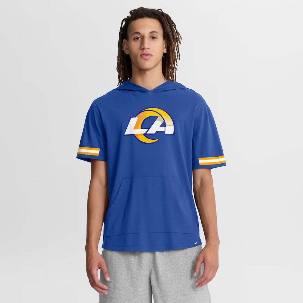 Fanatics Los Angeles Rams Optimal Play Short Sleeve Hooded T-Shirt Royal