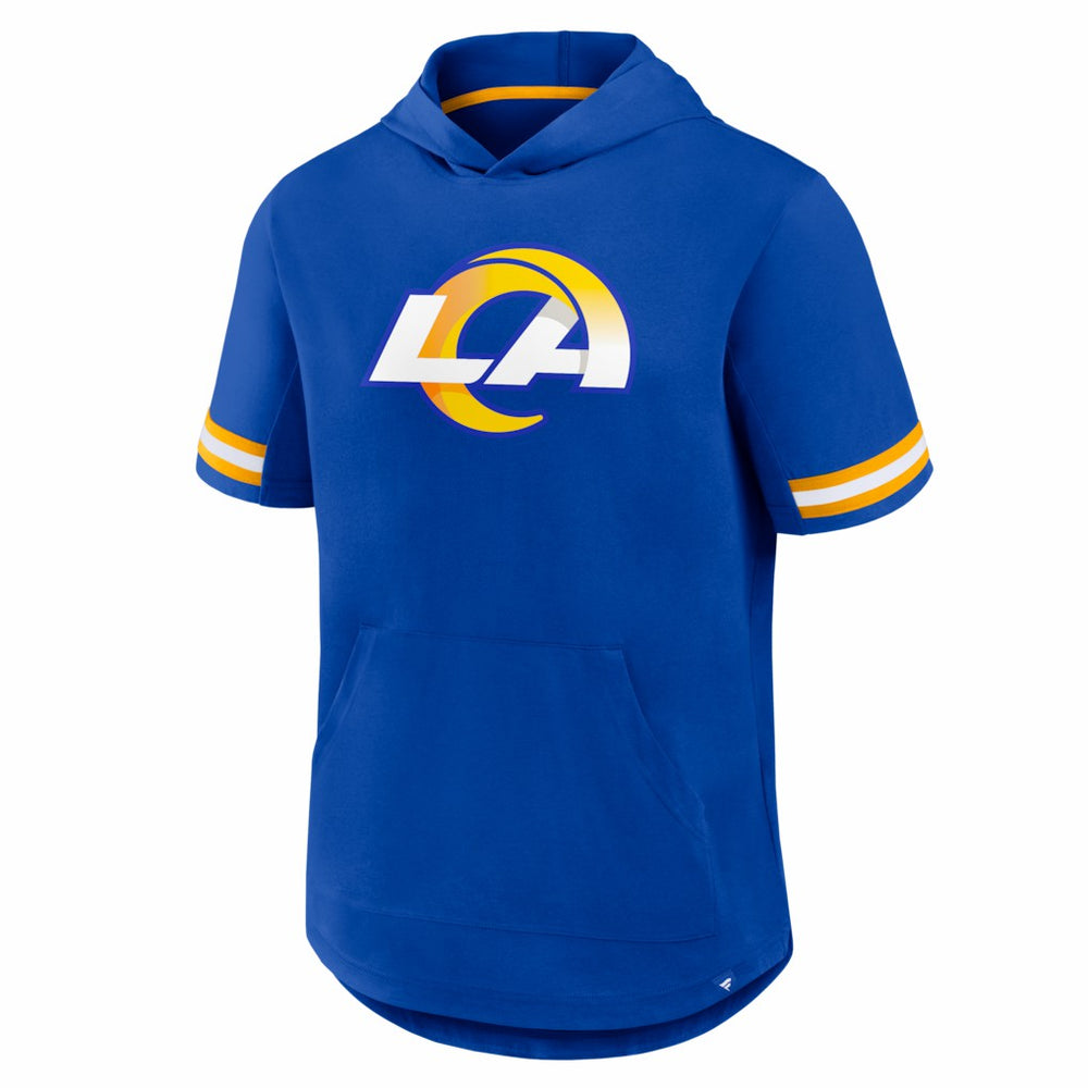 Fanatics Los Angeles Rams Optimal Play Short Sleeve Hooded T-Shirt Royal