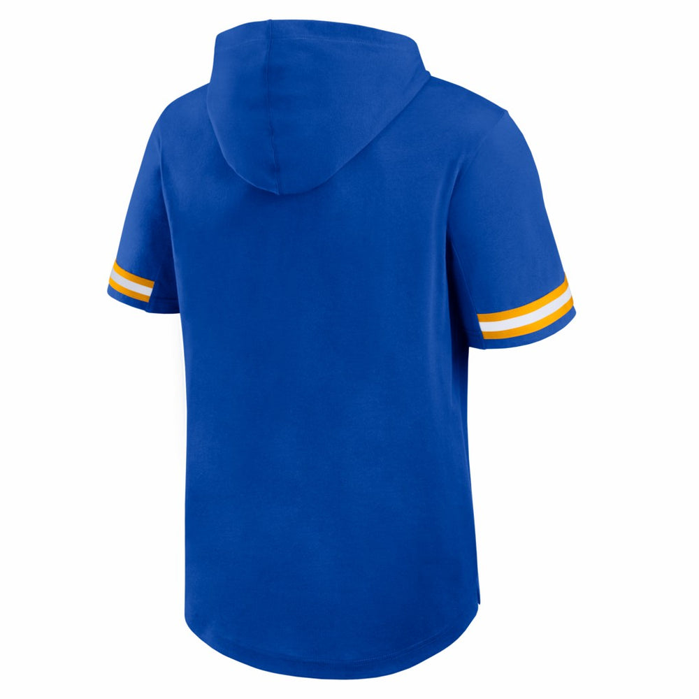 Fanatics Los Angeles Rams Optimal Play Short Sleeve Hooded T-Shirt Royal