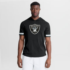 Fanatics Las Vegas Raiders Optimal Play Short Sleeve Hooded T-Shirt Black