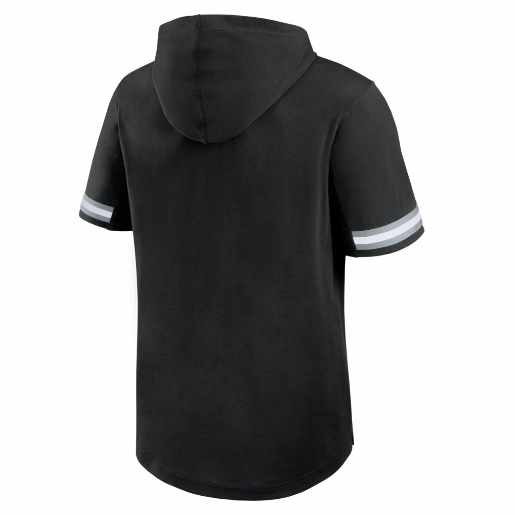 Fanatics Las Vegas Raiders Optimal Play Short Sleeve Hooded T-Shirt Black