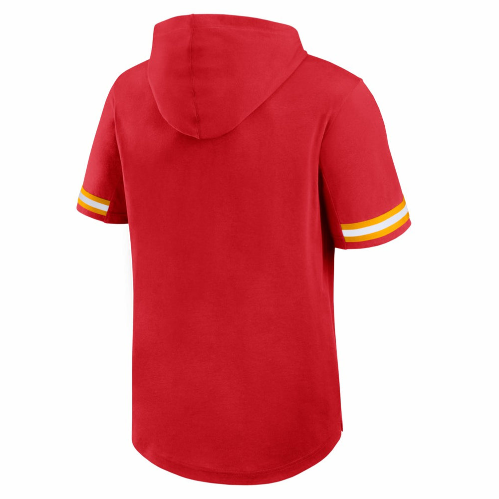 Fanatics Kansas City Chiefs Optimal Play Short Sleeve Hooded T-Shirt Red