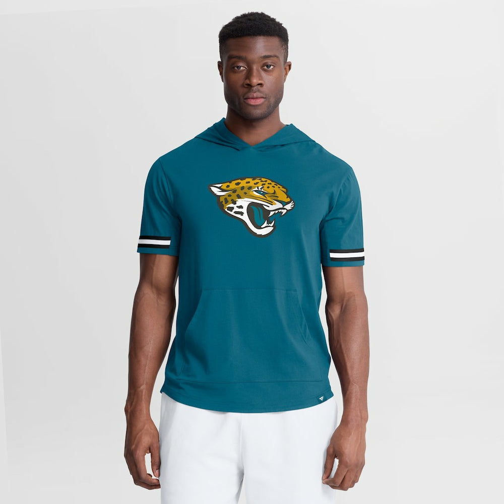 Fanatics Jacksonville Jaguars Optimal Play Short Sleeve Hooded T-Shirt Teal
